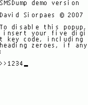 David Siorpaes SMSDump
